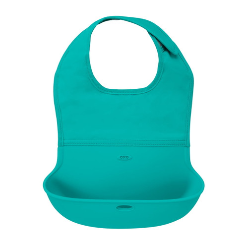 Oxo Tot Roll Up Bib, Teal
