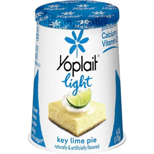 Yoplait Light Fat Free Key Lime Pie Yogurt, 6 Ounce -- 12 Per Case.