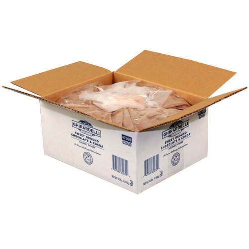 (price/case)ghirardelli Sweet Ground Chocolate Cocoa Powder 10 Pound Bag - 1 Per Case