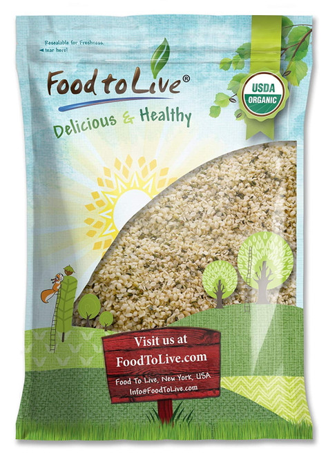 Organic Canadian Hemp Seeds, 8 Pounds — Non-gmo, Raw, Kosher, Vegan — By Food To Live