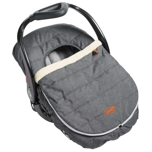 Jj Cole Baby Car Seat Cover, Baby Carrier Cover, Machine Washable, Heather Gray
