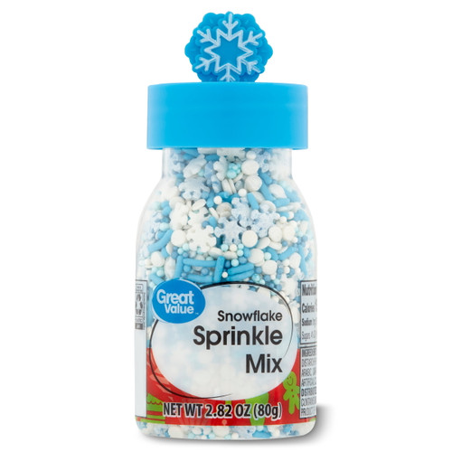 Great Value Snowflake Sprinkle Mix, 2.82 Oz
