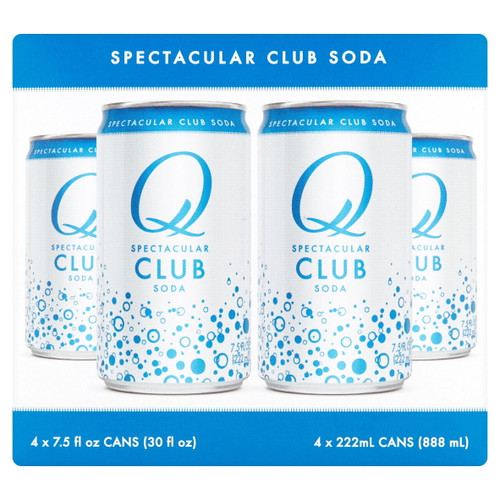 Q Tonic Club Soda 4pk,30 Fo (pack Of 6)