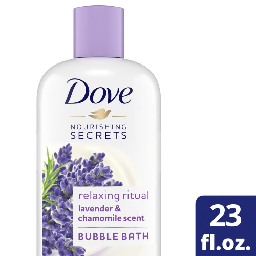 Dove Relaxing Care Bubble Bath Lavender And Chamomile, 23 Oz