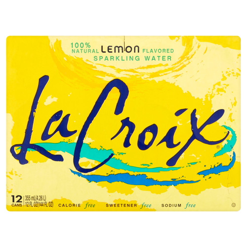 La Croix Water Spk Can Lemon 12pk,144 Fo (pack Of 2)