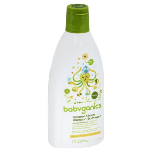 Kas Direct Babyganics  Shampoo + Body Wash, 7 Oz
