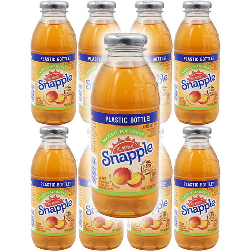 Snapple Mango Madness, All Natural, 16 Fl Oz (pack Of 8, Total Of 128 Fl Oz)