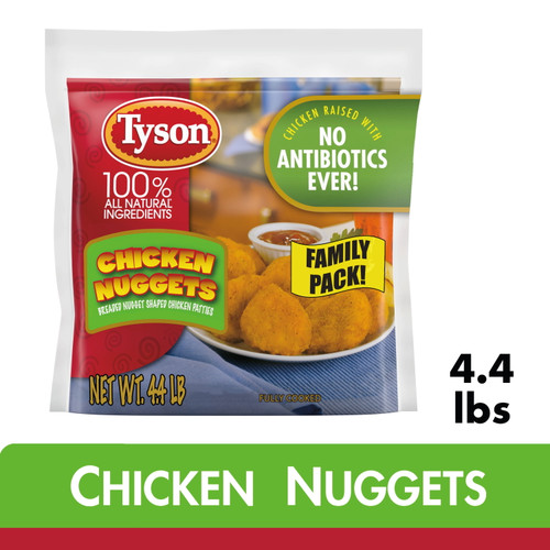 Tyson Fully Cooked Chicken Nuggets 4.4 Lb (frozen)