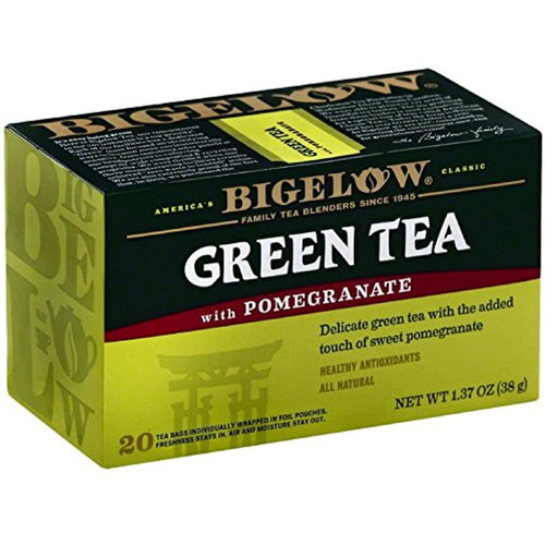 Bigelow Tea Green With Pomegranate 20 Bags