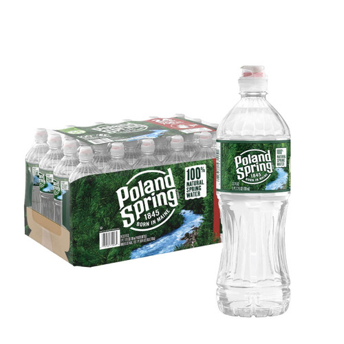 Poland Spring 100% Natural Spring Water (23.7 Fl. Oz., 24 Pk.)