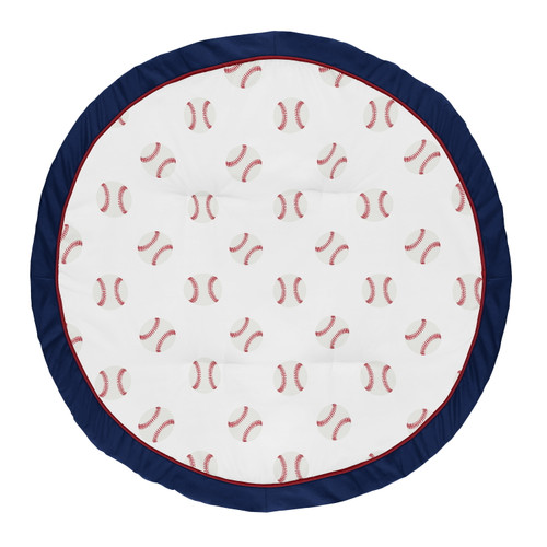 Baseball Patch Baby Fabric Playmat By Sweet Jojo Designs