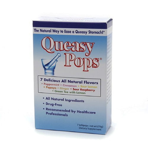 Queasy Pops Lollipops With 7 Delicious Flavors - 7 Ea, 6 Pack