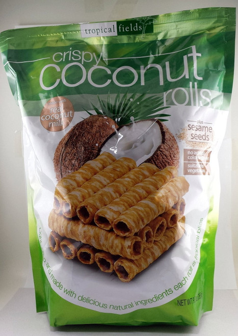 Tropical Fields Crispy Coconut Rolls, 9.3 Oz