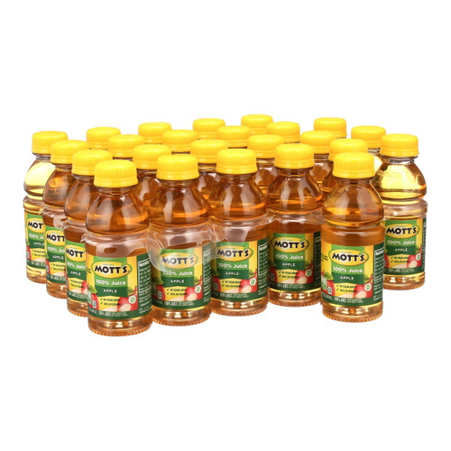 Mott's 100% Original Apple Juice, 8 Fl Oz Bottles, 24 Pack