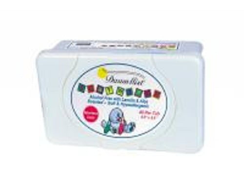 Baby Wipe Dawn Mist Tub Aloe Unscented - 1 Package Of 80