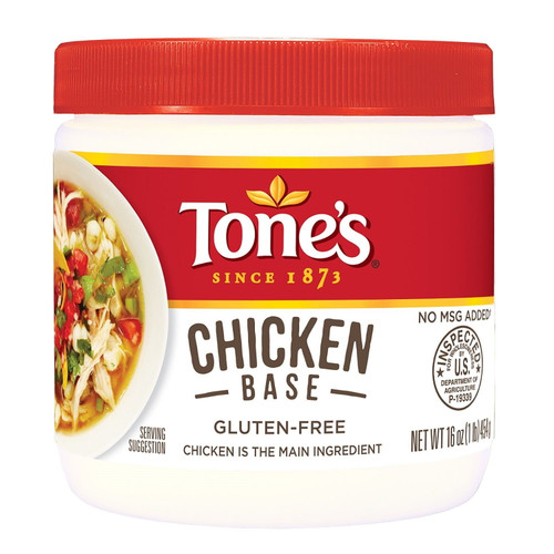 Tone's Gluten Free Chicken Base, 16 Oz Tub