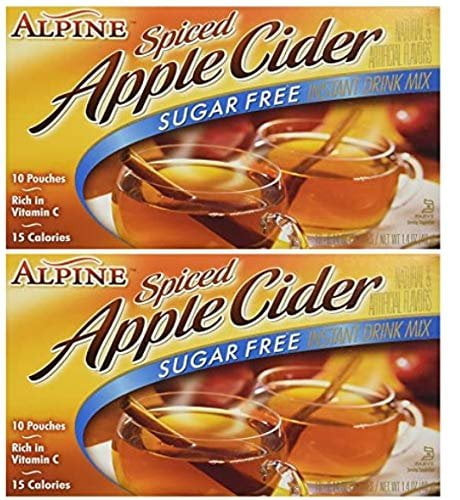 Alpine Sugar-free Spiced Apple Cider Mix - Pack Of 2