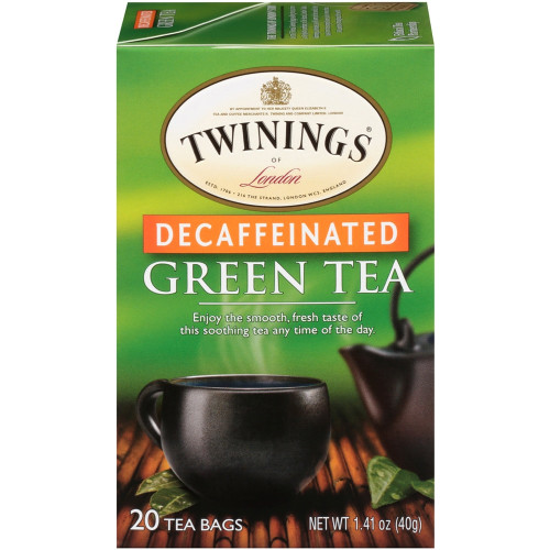 Twinings Green Tea Decaffeinated -- 20 Tea Bags