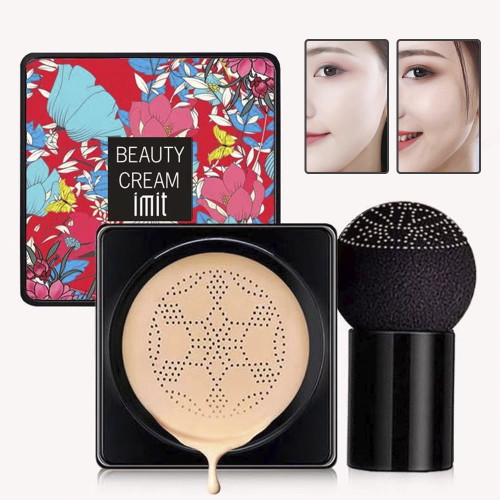 Willstar Mushroom Head Air Cushion Cc Cream Natural Moisturizing Foundation Concealer Whitening Oil- Makeup Bb Cream Cosmetics