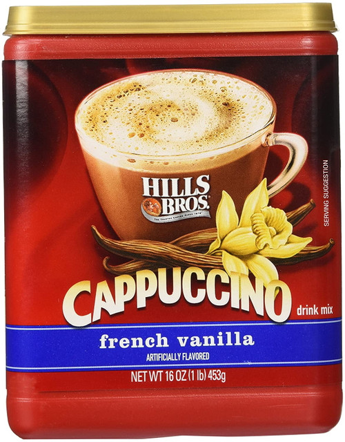 . Instant Cappuccino Mix, French Vanilla Cappuccino Mix, 16 Oz