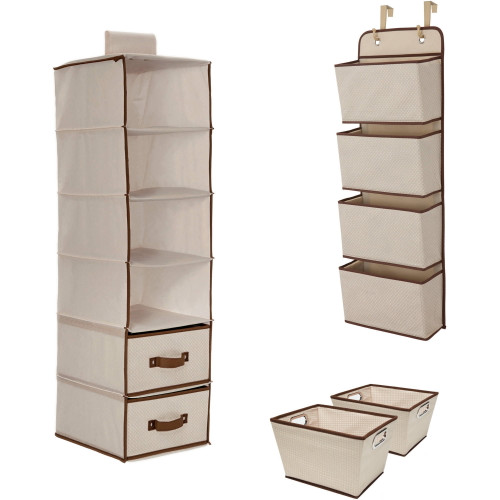 Delta Children Complete Nursery Organization Valuepack (3-piece Set), Beige