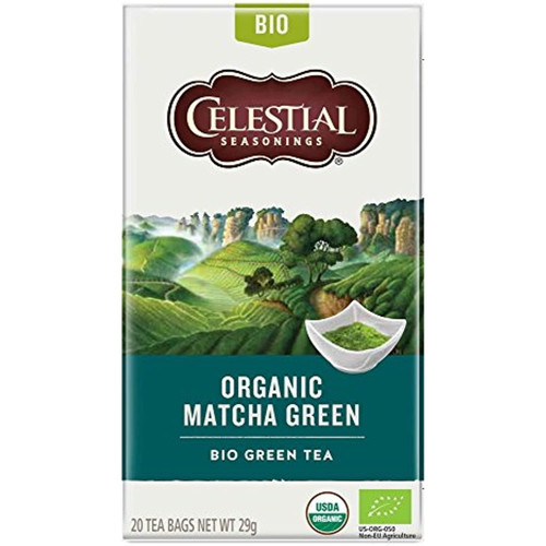 Celestial Seasonings Organic Matcha Green Tea 20 Bags