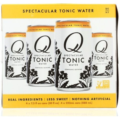 Q Tonic - Tonic Water, 4 Count -- 6 Per Case.
