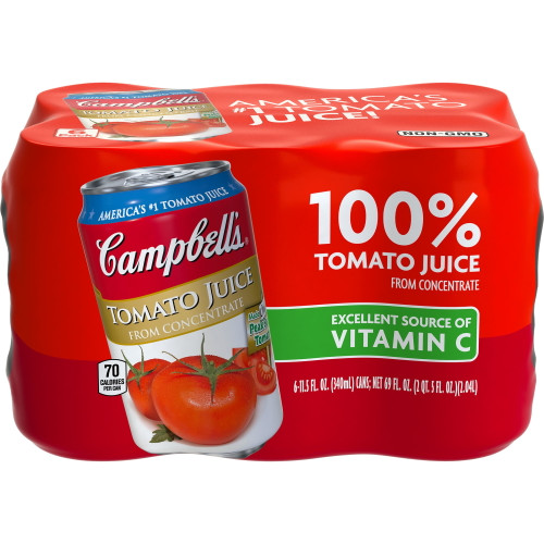 Campbell's Tomato Juice, 11.5 Oz., 6pk