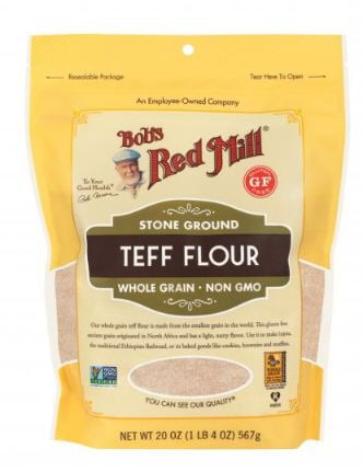 Bob's Red Mill, Stone Ground Teff Flour, Whole Grain, 20 Oz ( 567 G)(pack Of 2)