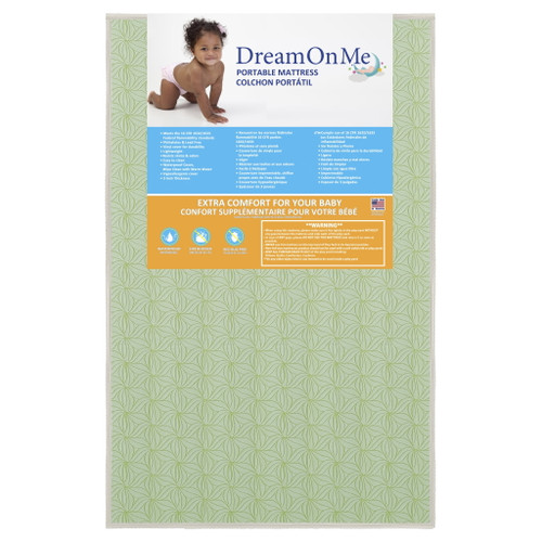 Dream On Me 3" Double Sided Play Yard Foam Mattress