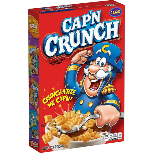 Cap'n Crunch Sweetened Corn & Oat Cereal 12.6 Oz