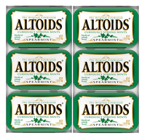 Altoids Tin Spearmint 12 Packs (1.7 Oz Per Pack)