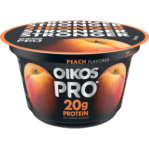Oikos Pro Peach Yogurt-cultured Ultra-filtered Milk, 5.3 Oz.