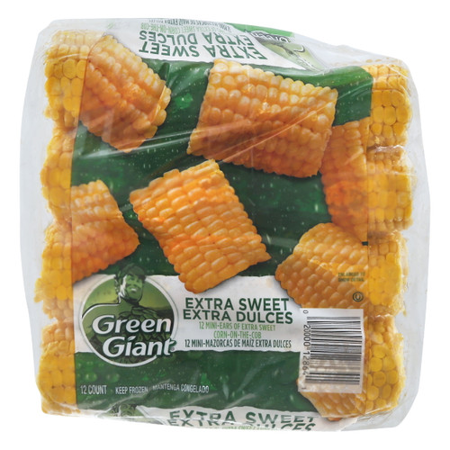 Green Giant Corn On The Cob, Extra Sweet Mini Ears, Frozen, 12 Ct