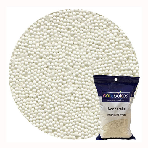 Celebakes By Ck Products Whimsical White Nonpareils, 16 Oz.