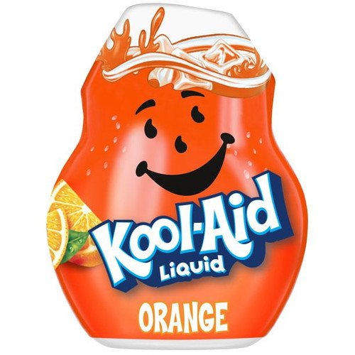 Kool Aid Orange Liquid Concentrate Drink Mix, 1.62 Fluid Ounce -- 12 Per Case.