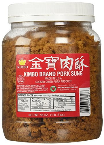 Kimbo Brand Sung Cooked Dried Pork 18 Oz (1lb, 2oz)