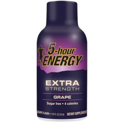 Pack Of 6 5-hour Energy Extra Strength Grape 1.93 Fl.oz.