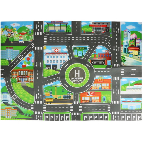 Buodes Toy Box For Girls Toys For 4 Year Old Girls Kids Play Mat City Road Buildings Parking Map Game Scene Map Educational Toys