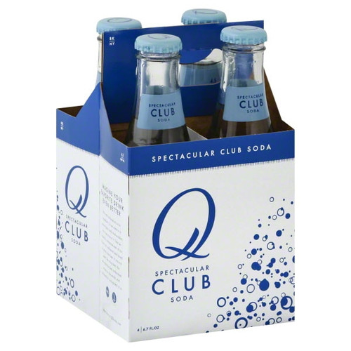 Q Spectacular Club Soda, 4 Pack, 6.7 Fl Oz