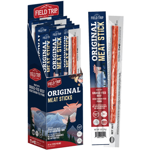 Field Trip, Original Sea Salt Beef Jerky Stick, 1 Oz, 24 Ct