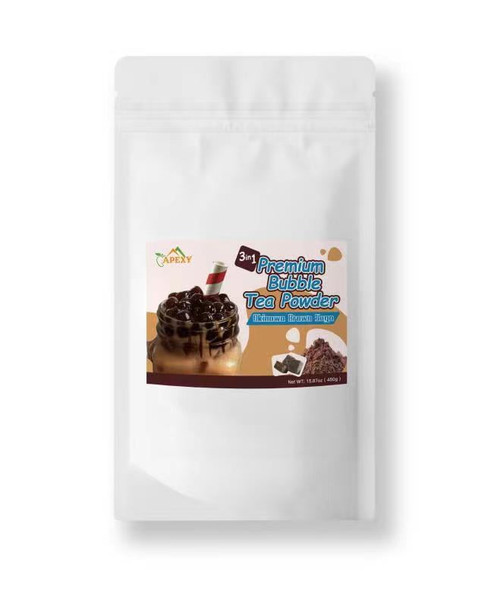 Apexy Premium Bubble Tea Powder Mix, 15.87 Oz, Brown Sugar Bubble Tea, Instant 3 In 1 Bubble Tea Mix, Smoothie Mix, For Hot Or Cold Drinks, Made In Taiwan (okinawa Brown Sugar)