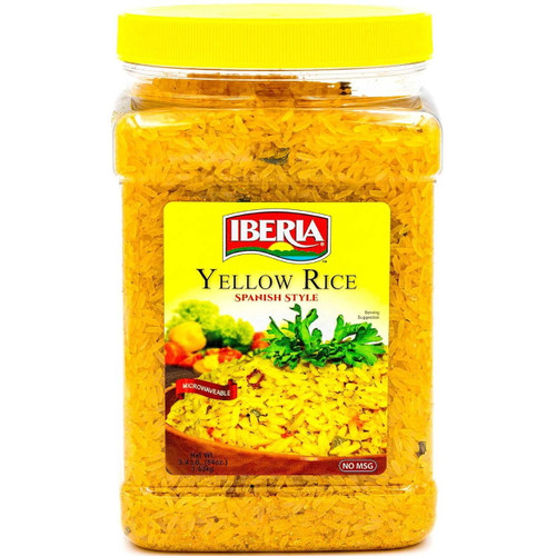 Branded Iberia Spanish-style Yellow Rice 3.4 Lbs.