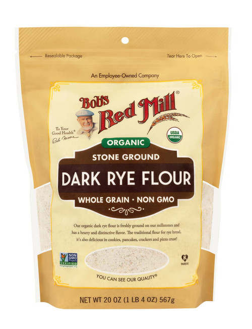 Bob's Red Mill Organic Dark Rye Flour, 20 Oz