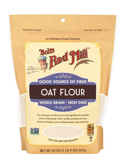 (pack Of 2) Bob's Red Mill, Oat Flour, Whole Grain, 20 Oz (567 G)
