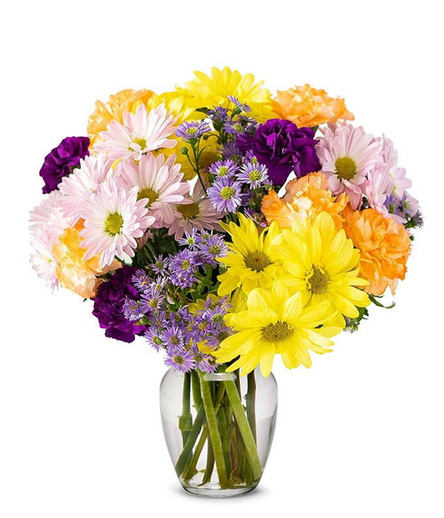 From You Flowers - Plum Sunset Bouquet With Free Vase (fresh Flowers)