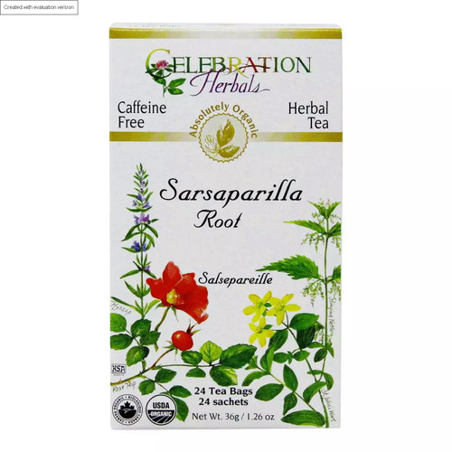 Celebration Herbals Sarsaparilla Root Tea - 24 Tea Bags