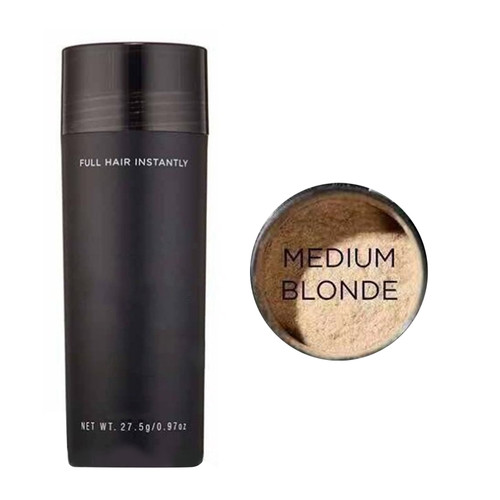 Mwstore 27.5g Hair Building Powder Quick Effect Long Lasting Promote Hair Growth Woman Baldness Hair Keratin Thickening Fibers For Unisex