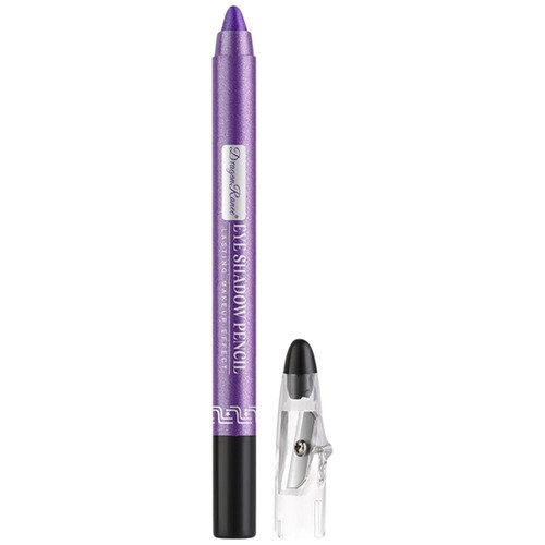 Tking Fashion 2 In 1 Eyeshadow And Eyeliner Pen, Waterproof Eye Shadow Pencil, Hypoallergenic Eyeshadow, Highlighter Eye Liner, Multi-dimensional Eyes Look - Purple