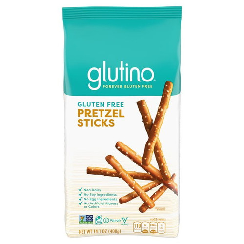Glutino Gluten Free Pretzel Sticks Family Size 14.1 Oz Pack Of 4